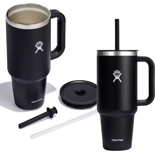 Hydro Flask 40-Oz All Around Travel Tumbler, Black $23.99 (Reg. $45)