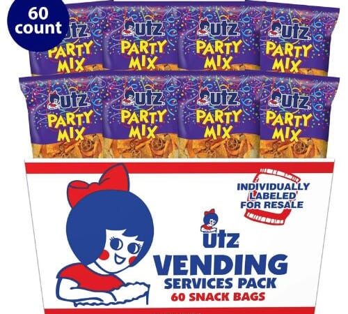 Utz Party Mix, Multipack Potato Chips, 60-Count $16.38 (Reg. $29.40) – 27¢/Pack + More