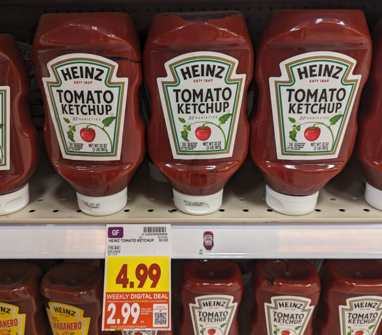 Get Heinz Ketchup As Low As $2.99 At Kroger