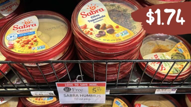 $1.74 Sabra Hummus at Publix