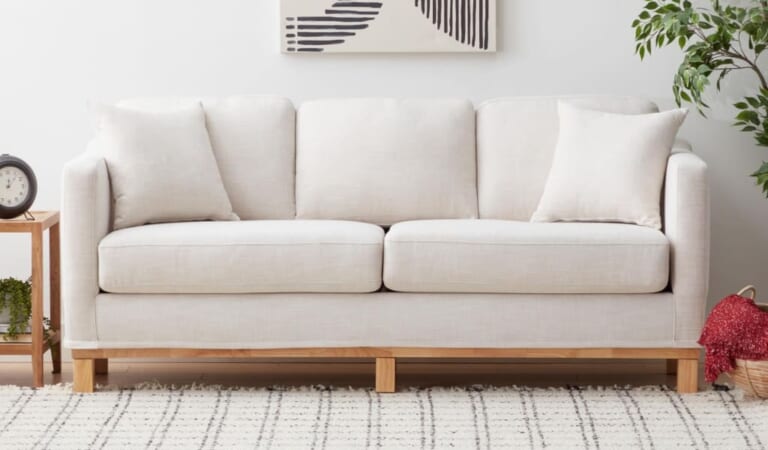 Gap Home Upholstered Wood Base Sofa for $408 + free shipping