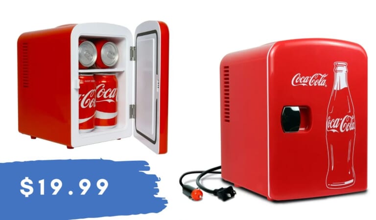 Coca-Cola 6-Can Mini Fridge $19.98 (reg. $50) at Walmart