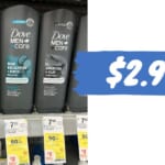 $2.99 Dove Men+ Body & Face Wash at Walgreens