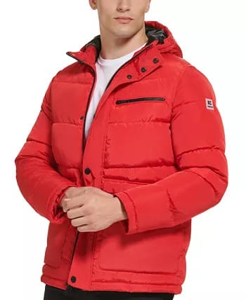 Kenneth Cole Men's Quilted Puffer Jacket for $51 + free shipping