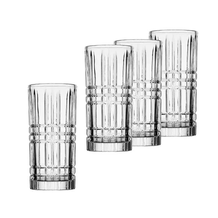 Godinger Boundary Highball Glasses 4-Pack for $7 + free shipping w/ $25