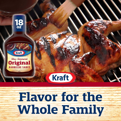 Kraft Original Slow-Simmered BBQ Sauce, 18 Oz as low as $1.56 Shipped Free (Reg. $2.49)