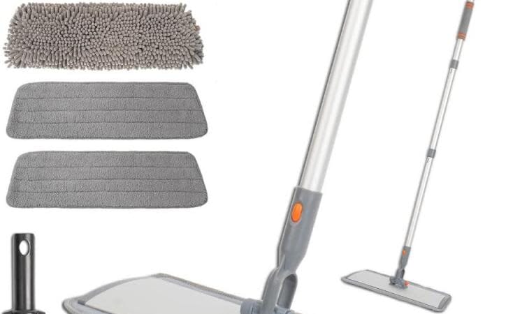 62" Aluminum Mop w/ 4 Washable Pads for $15 + free shipping