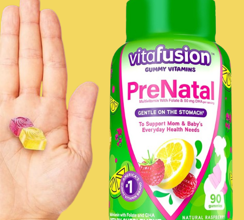 Vitafusion 90-Count Women’s PreNatal Gummy Vitamins, Raspberry Lemonade as low as $4.24 Shipped Free (Reg. $12.49) – 5¢/Gummy