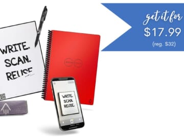 Rocketbook Reusable Notebook $17.99 (reg. $32)