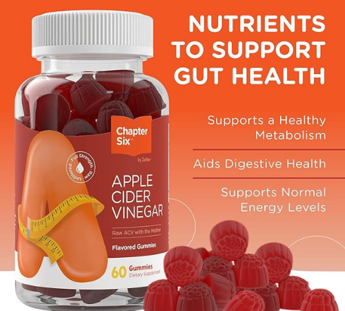 Chapter Six Apple Cider Vinegar 60-Count Gummies as low as $2.11 After Coupon + Code (Reg. $9.95) + Free Shipping – 4¢/Gummy