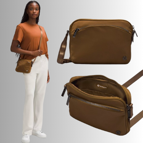 lululemon City Adventurer Crossbody Bag 2.5L, Burnt Caramel $39 Shipped Free (Reg. $58)