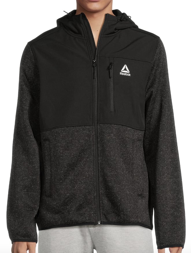 Reebok Men's Hooded Sweater Fleece Jacket for $20 + free shipping w/ $35