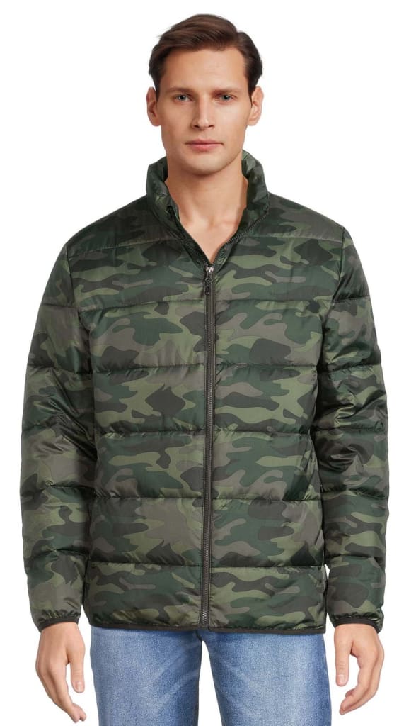 Swiss Tech Men's Packable Puffer Jacket for $17 + free shipping w/ $35