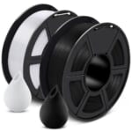 PETG 3d Printer Filament 2Kg Bundle (Black+White) as low as $19.54 Shipped Free (Reg. $25.89) – $9.77/Spool