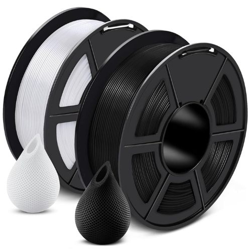 PETG 3d Printer Filament 2Kg Bundle (Black+White) as low as $19.54 Shipped Free (Reg. $25.89) – $9.77/Spool