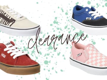 Kohl’s Clearance | VANS Shoes from $22.74!  Women & Kids Styles