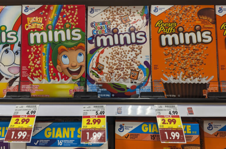 General Mills Cereal As Low As $1.49 Per Box At Kroger