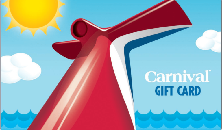 Carnival Cruise $500 Gift Card for $450