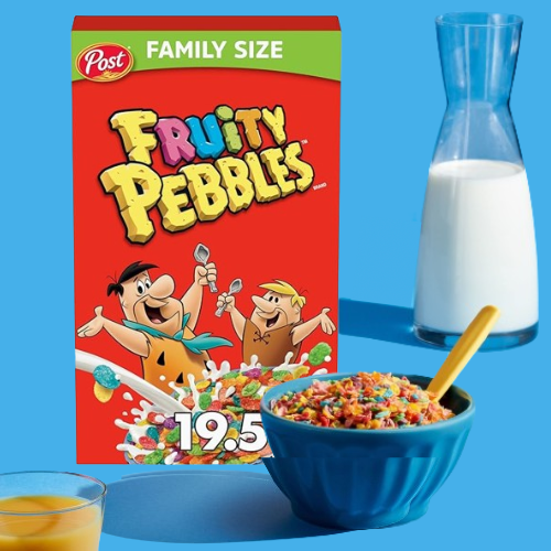 Fruity Pebbles Sweetened Rice Cereal, 19.5 oz as low as $3.39 Shipped Free (Reg. $4.60)