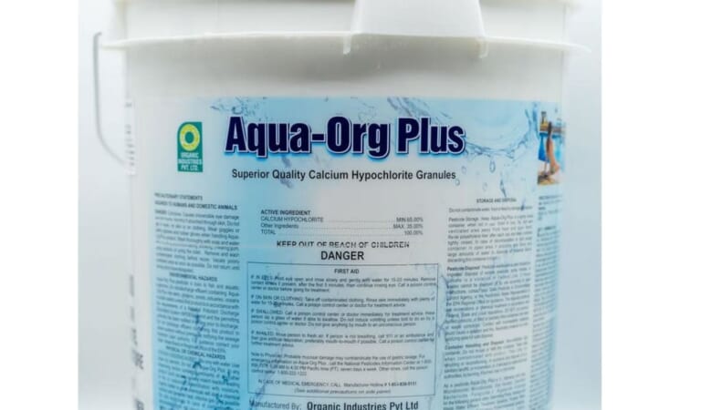 Aqua-Org Plus 55-lb. Calcium Hypochlorite Pool Shock for $113 + $7.95 s&h