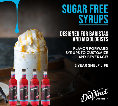 DaVinci Gourmet 4-Pack Sugar-Free Cherry Syrup as low as $10.87 After Coupon (Reg. $33) + Free Shipping – $2.72/25.4 Oz Bottle