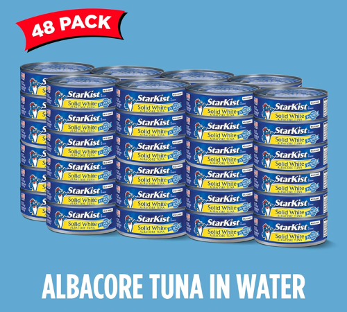 StarKist 48-Pack Solid White Albacore Tuna in Water as low as $37.37 Shipped Free (Reg. $49) – 78¢/5 Oz Can