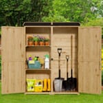 55" x 17" x 64" Outdoor Storage Shed for $150 + $59.99 s&h