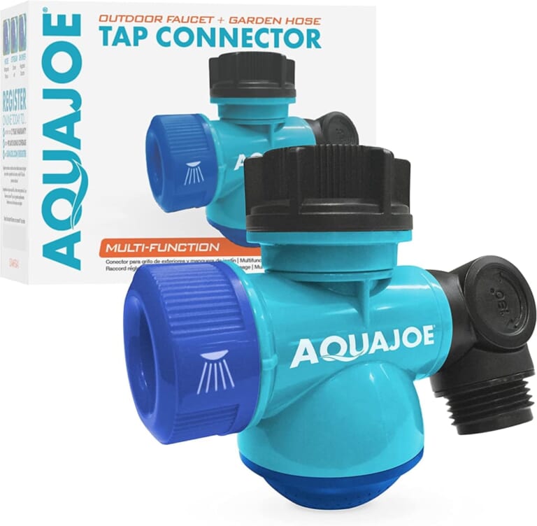 Aqua Joe Outdoor Faucet / Garden Hose Tap Connector for $5 + free shipping w/ $35