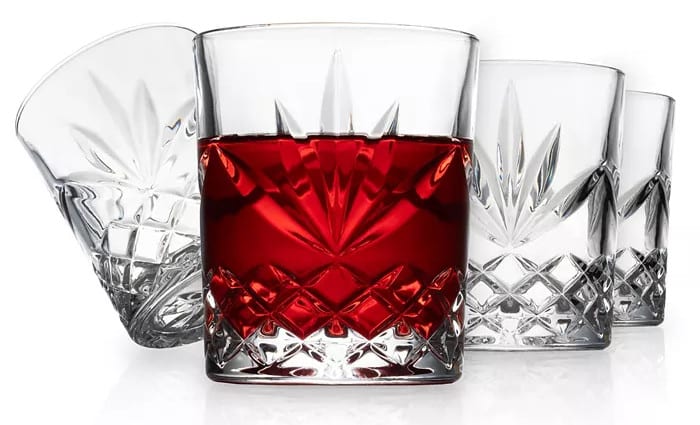 Godinger 4-Piece Glass Sets for $7 + free shipping w/ $25