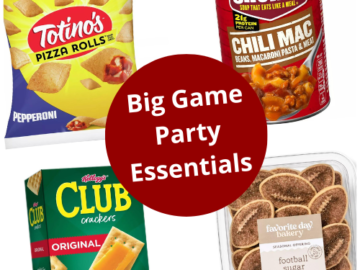 Big Game Party Essentials from $2.39 at Target!