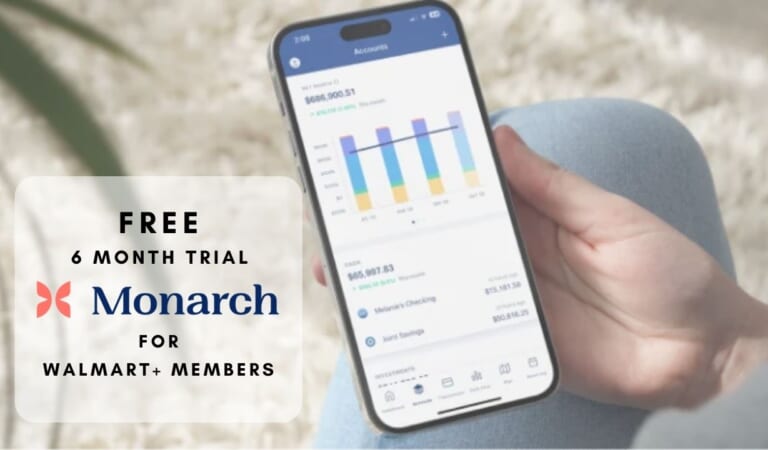 Free 6 Month Trial of Top Rated Finance App Monarch Money