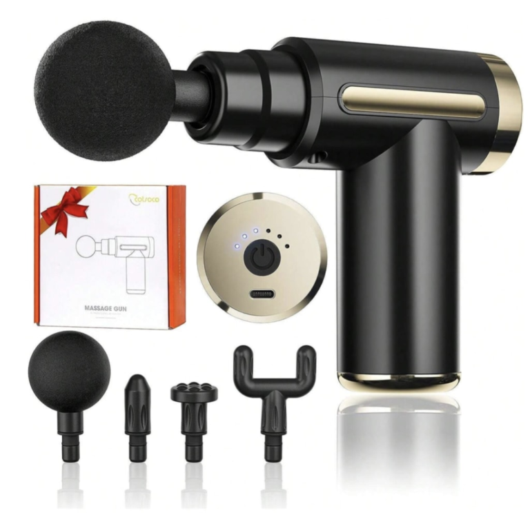 Shein Deep Tissue Mini Massage Gun for $12 + free shipping