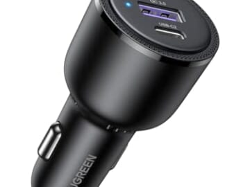 Ugreen 69W 3-Port Car Charger for $20 + free shipping w/ $20