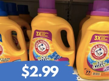 $2.99 Arm & Hammer Laundry Detergent | Kroger Mega Deal