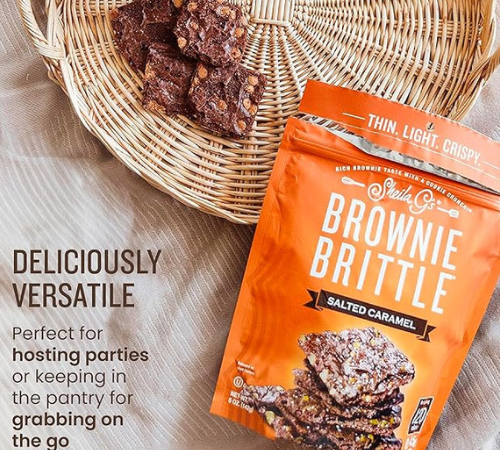 Sheila G’s 6-Pack Brownie Brittle, Salted Caramel as low as $10.29 Shipped Free (Reg. $16.17) – $1.72/5oz Pouch