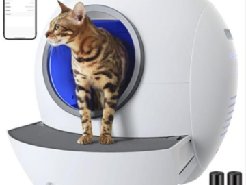 Els Pet Spaceship Self-Cleaning Litter Box for $340 + free shipping