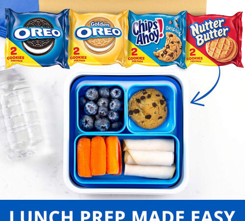 OREO Original, OREO Golden, CHIPS AHOY! & Nutter Butter Cookies Snack Packs, 56-Count as low as $13.55 After Coupon (Reg. $22.58 ) + Free Shipping – 24¢/ 2-cookie snack pack or 12¢/ cookie