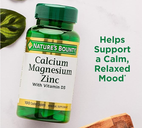 Nature’s Bounty 100-Count Calcium Magnesium & Zinc Caplets $3.50 when you buy 2 (Reg. $7) – 4¢/Caplet