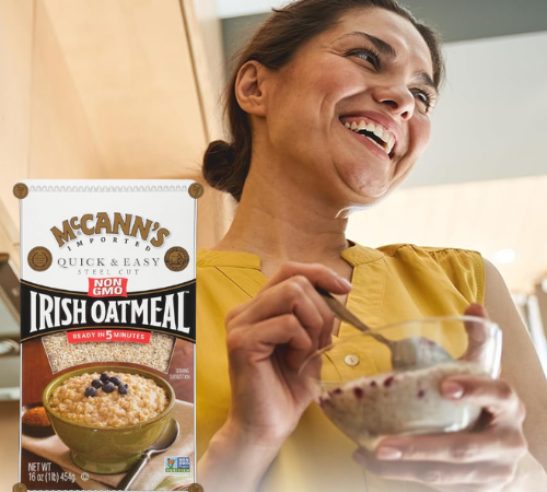 McCann’s 12-Pack Irish Oatmeal Quick & Easy Steel Cut Oats $25.42 (Reg. $41) – $2.12/16 Oz Box