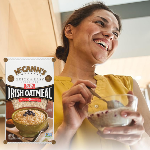 McCann’s 12-Pack Irish Oatmeal Quick & Easy Steel Cut Oats $25.42 (Reg. $41) – $2.12/16 Oz Box