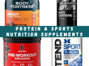 Protein & Sports Nutrition Supplements from $4.89 (Reg. $6.99+)