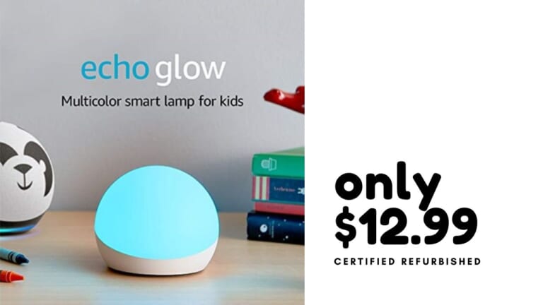 Amazon Echo Glow Refurbished $12.99 Shipped