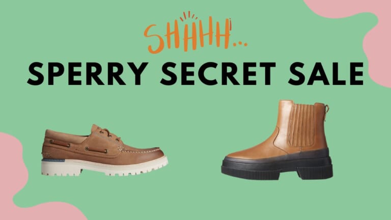 Sperry Secret Sale Ends Today!