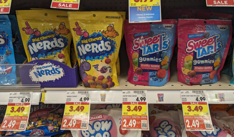 Nerds & SweeTarts Bags Just $2.49 At Kroger (Regular Price $4.99)