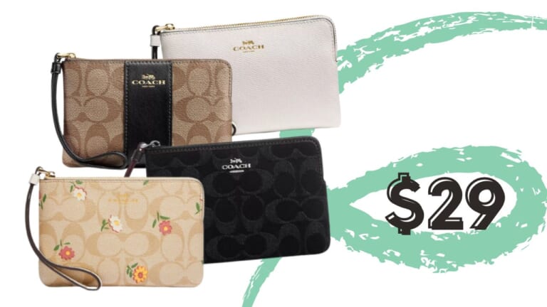 Coach Outlet | $29 Wristlet Sale