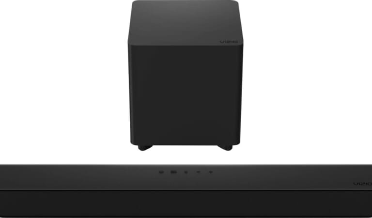 Vizio 2.1-Channel V-Series Home Theater Sound Bar with Wireless Subwoofer for $140 + free shipping