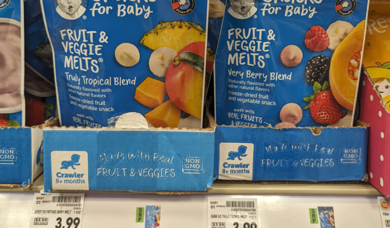 Grab Gerber Melts For Just $2.12 Per Pack At Kroger