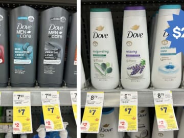 $2.50 Dove Body Wash for the Whole Family at Walgreens