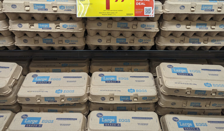 18-Count Cartons Of Kroger Eggs Just $1.99 At Kroger