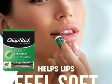 ChapStick Classic Spearmint Lip Balm Tube as low as $0.68 After Coupon (Reg. $8.54) + Free Shipping